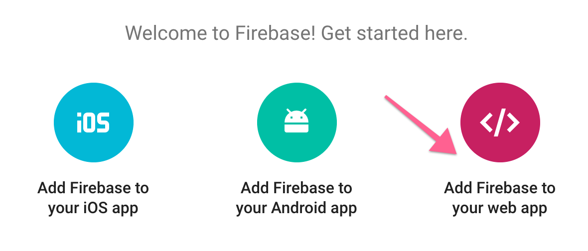 Add firebase to web app